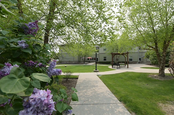 Outdoor walking path