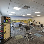 Alto Evergreen Walk, senior living community offering assisted living, memory care, and respite care in South Windsor, CT, fitness center