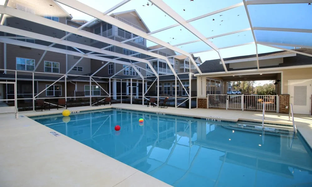 Mulligan Park Gracious Retirement Living Hawthorn Senior Independent Living in Tallahassee, Florida pool