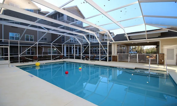 Mulligan Park Gracious Retirement Living Hawthorn Senior Independent Living in Tallahassee, Florida pool
