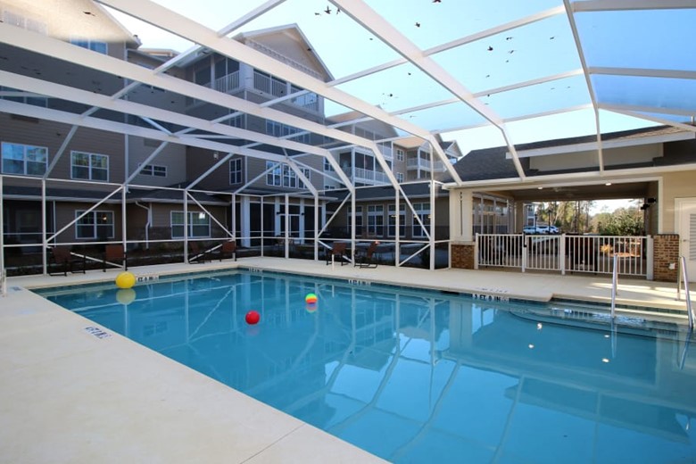 Mulligan Park Gracious Retirement Living Hawthorn Senior Independent Living in Tallahassee, Florida pool