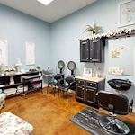 Assisted living and memory care at Bridgewater Memory Care in Granbury, TX, beauty salon