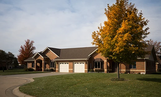 Schowalter Villa home front exterior