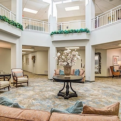 Cottonwood Estates Gracious Retirement Living Hawthorn Senior Independent Living in Alpharetta, Georgia front entrance