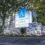 Avamere at Seaside senior living community offering independent living, assisted living, memory care, and respite care in Seaside, OR, community sign