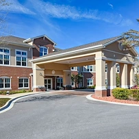 Anthem Lakes, senior living community offering independent living, assisted living, and memory care in Jacksonville, FL, front entrance