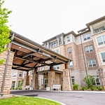 Welcoming entrance for senior residents in Mt. Juliet