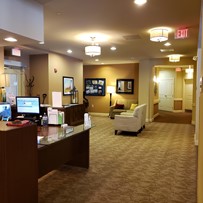 Front Concierge and Sitting area