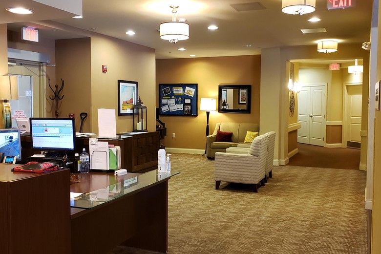Front Concierge and Sitting area