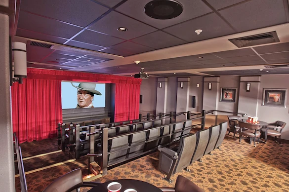 Pioneer Ridge Gracious Retirement Living Hawthorn Senior Independent Living in McKinney, Texas movie theater