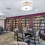 Colonial Gardens Gracious Retirement Living Hawthorn Senior Independent Living in Beverly, Massachusetts library