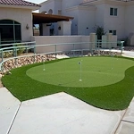 The Peaks At Santa Rita Active Retirement Living Hawthorn Senior Independent Living in Green Valley, Arizona rear exterior mini golf