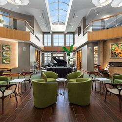 All Seasons West Bloomfield independent living in West Bloomfield, MI, lobby with seating