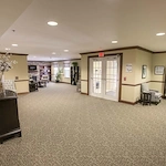 Willoughby Hills Senior Apartments community offering active adult living and independent living in Willoughby Hills, OH, lobby and gathering area
