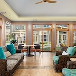 All Seasons West Bloomfield independent living in West Bloomfield, MI, sunroom with comfortable seating