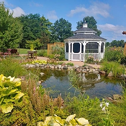 Our garden/gazebo