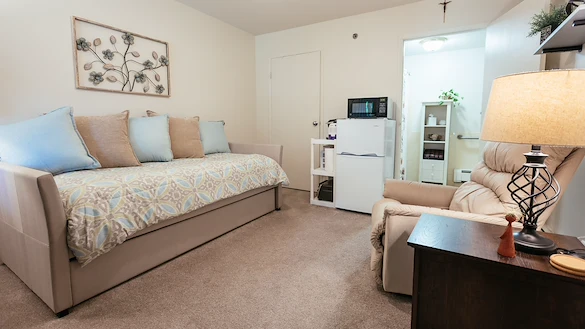 Villa Marie in Livonia, Michigan, resident living spaces