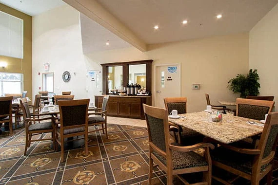 Albany Senior Living by Cogir, assisted living and respite care community in Albany, OR, dining room