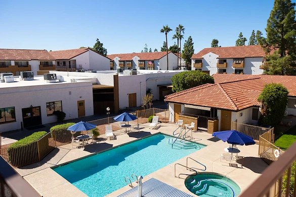 View of one of the pools at Fellowship Square