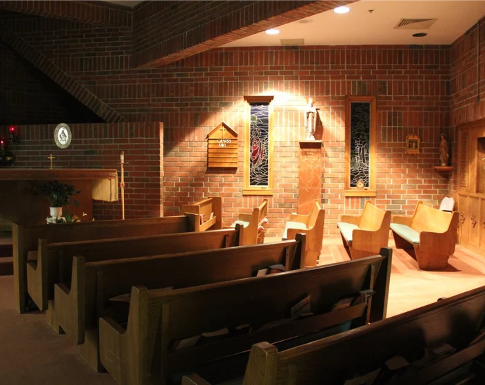 Ascension Living Sacred Heart Village Senior Living in Avilla, Indiana religious chapel