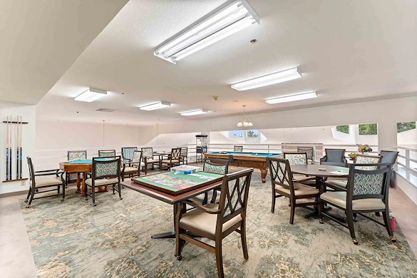 Parkrose Chateau Gracious Retirement Living Hawthorn Senior Independent Living in Portland, Oregon game room