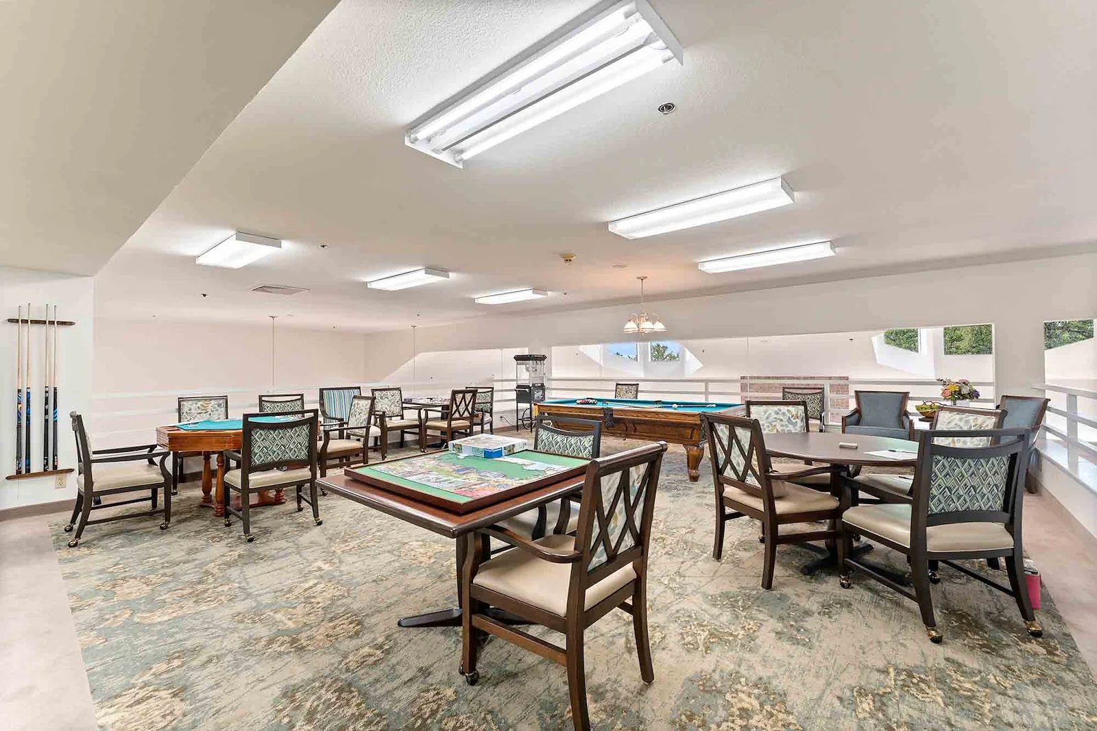 Parkrose Chateau Gracious Retirement Living Hawthorn Senior Independent Living in Portland, Oregon game room