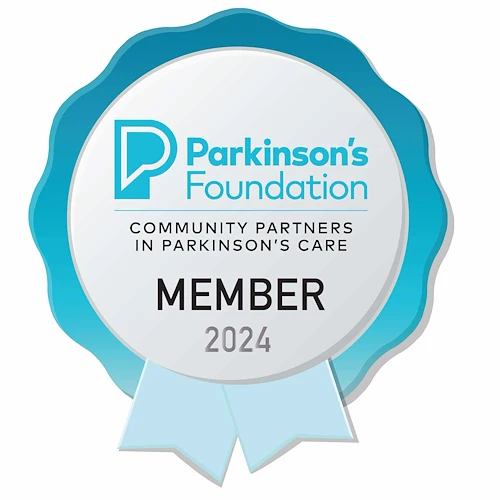 Our agency is specially trained to help those with Parkinson's Disease with the training provided by our membership with the Parkinson's Foundation
