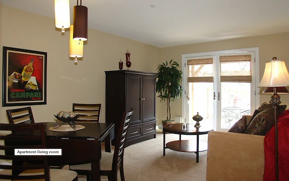 La Grange Pointe Independent Living Living Room