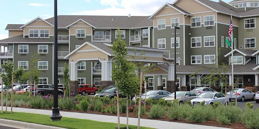 Springwood Landing Gracious Retirement Living Hawthorn Senior independent Living in Vancouver, Washington front exterior