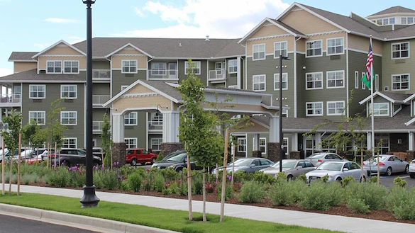 Springwood Landing Gracious Retirement Living Hawthorn Senior independent Living in Vancouver, Washington front exterior