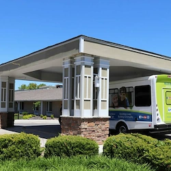 John Knox Village Assisted Living near Kansas City, MO main entrance