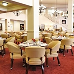 Carolina Estates Gracious Retirement Living Hawthorn Senior Independent Living in Greensboro, North Carolina dining room