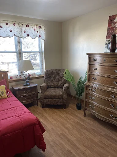 St Mary’s Manor Assisted Living in South Milwaukee, Wisconsin bedroom