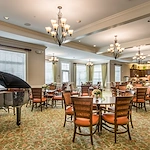 Barclay House of Aiken, senior living community offering assisted living and memory care in Aiken, SC, dining room