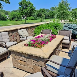 BrightStar Senior Living - Madison outdoor sitting area