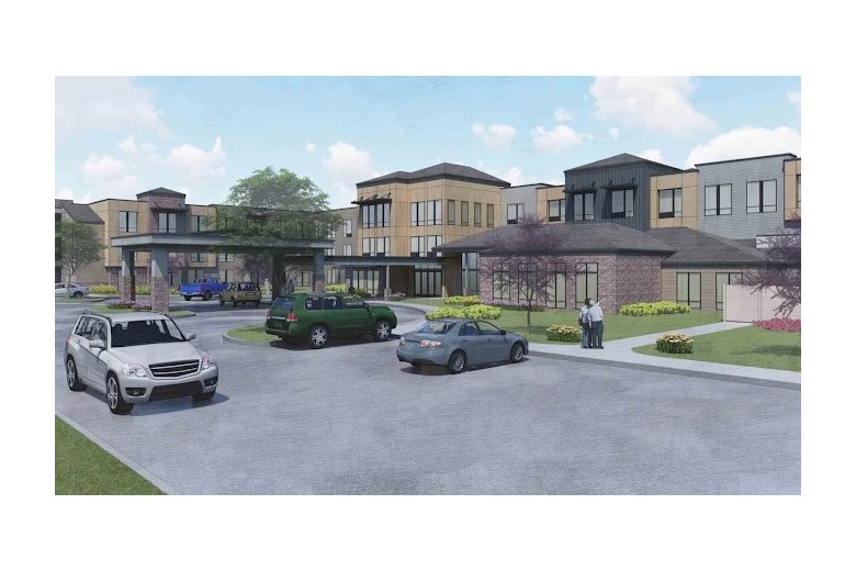 Bear Hollow Estates Hawthorn Senior  Independent Living in Rancho Cordova, California AI-generated front exterior