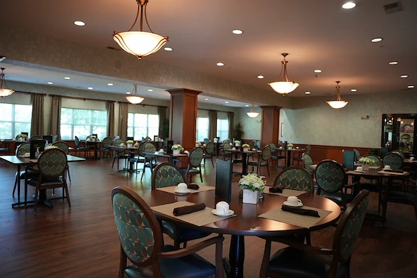 Allisonville Meadows Assisted Living offering assisted living, memory care, and respite care in Fishers, IN, dining room