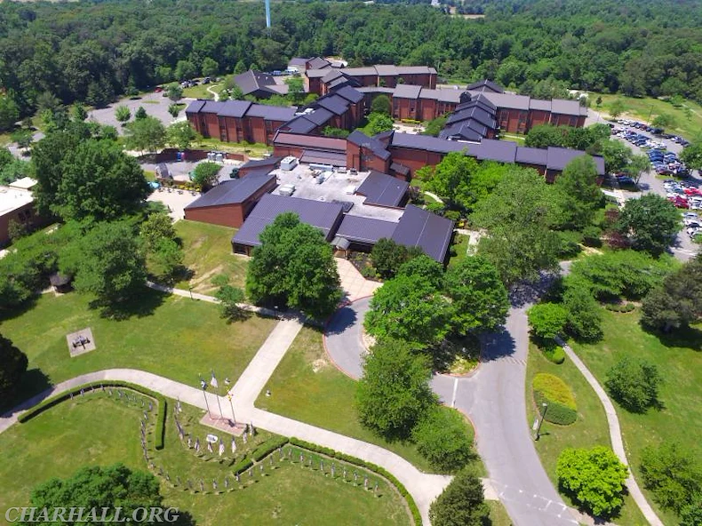 Charlotte Hall Veterans Home Skilled Nursing & Rehabilitation Center Senior Care by PruittHealth in Charlotte Hall, Maryland drone view