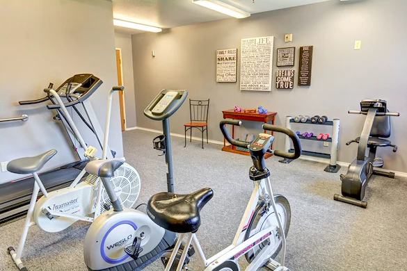 Gilman Grove Assisted Senior Living in Oregon City, Oregon fitness center