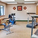 Grande Ronde Retirement Residence senior living community offering independent living, assisted living, and respite care in La Grande, OR, fitness center