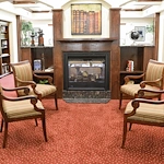 Desert Springs Gracious Retirement Living Hawthorn Senior Independent Living in Oro Valley, Arizona fireplace