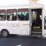 Estrella Estates Gracious Retirement Living Hawthorn Senior Independent Living in Goodyear, Arizona transportation bus