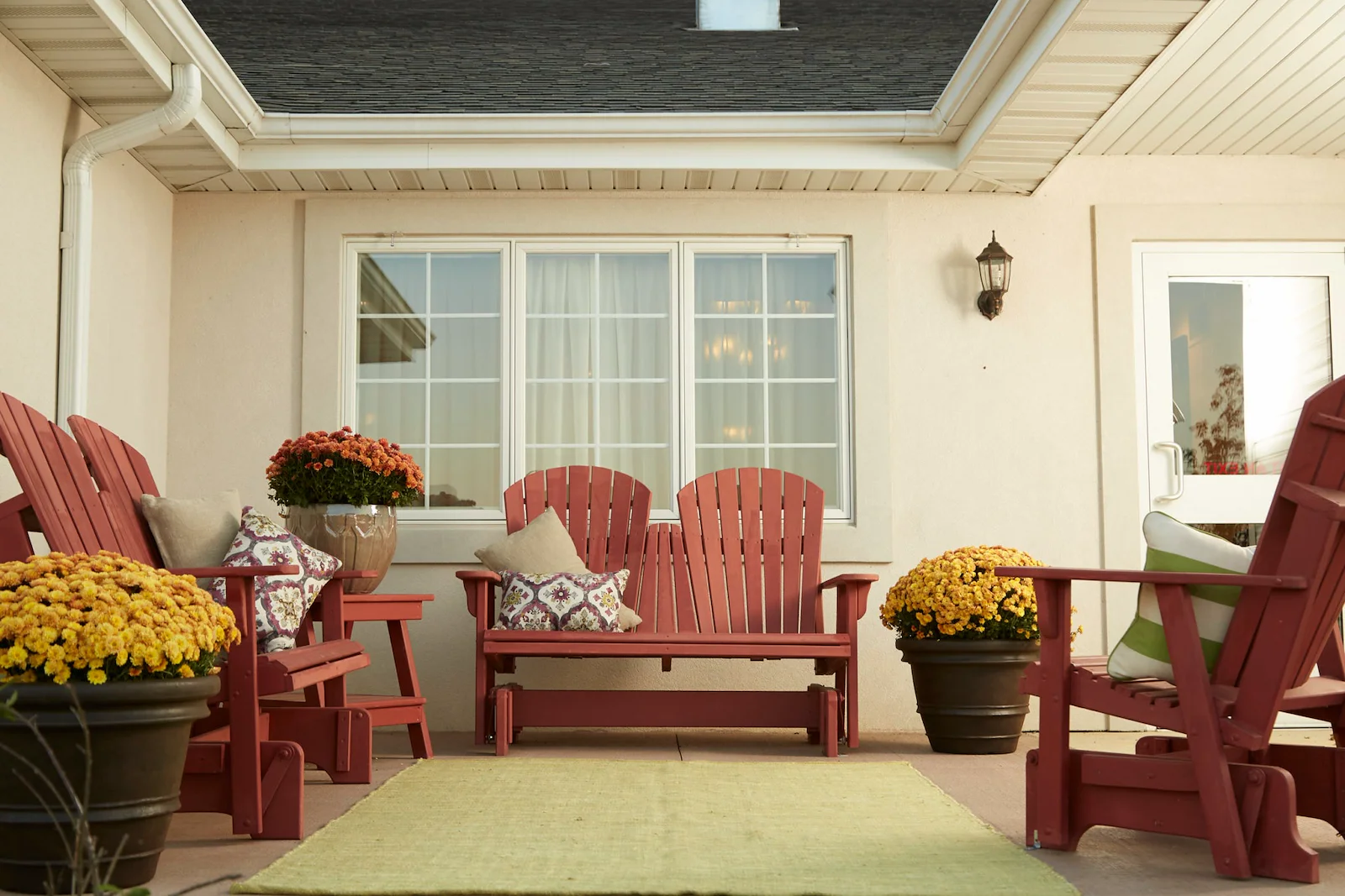 StoneBridge Memory Care Outdoor Seating Area