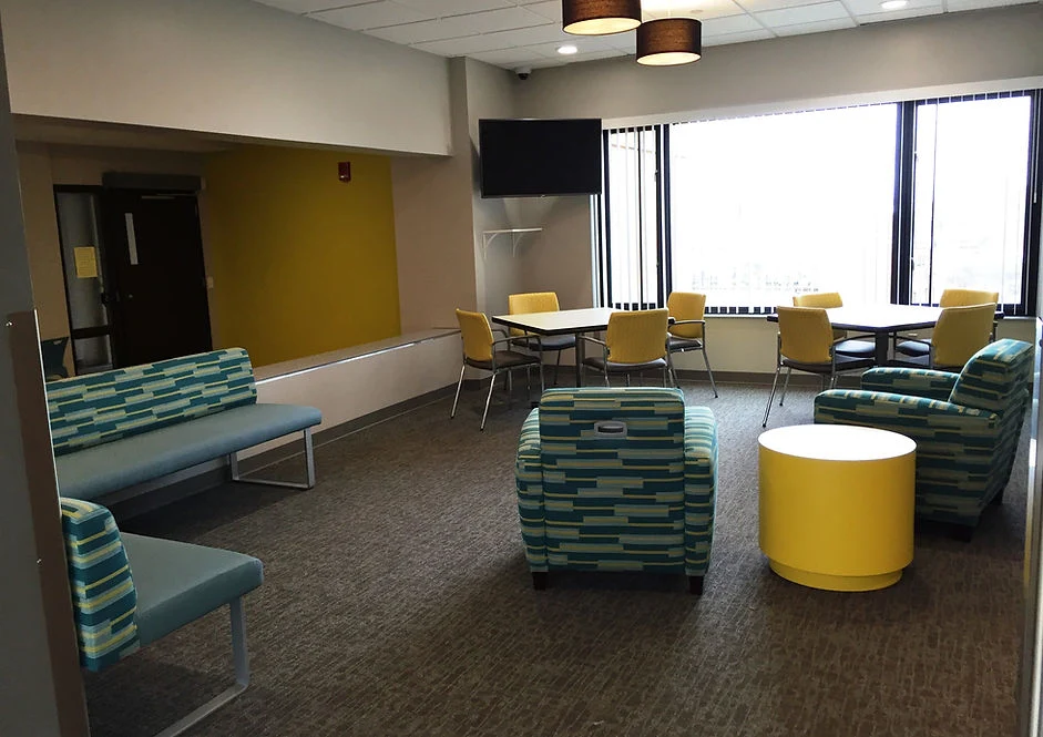 Ligutti Tower independent senior living community media room