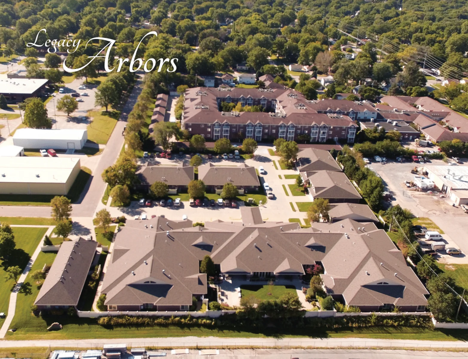 Aerial View of Legacy Arbors