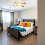 Novellus | Stockton, CA | Assisted Living | Apartment bedroom