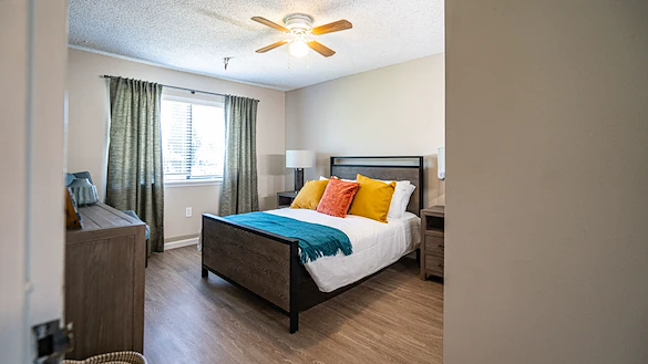 Novellus | Stockton, CA | Assisted Living | Apartment bedroom