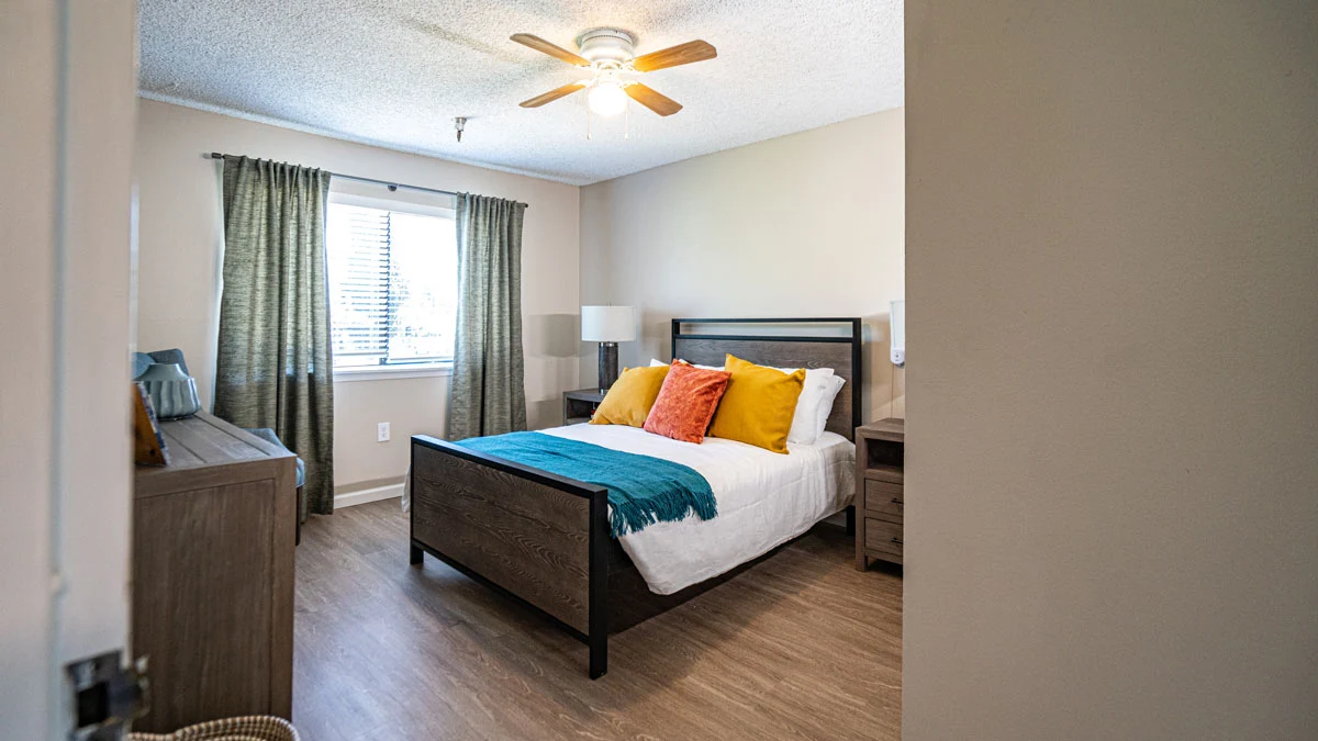 Novellus | Stockton, CA | Assisted Living | Apartment bedroom