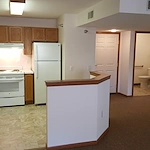 Kitchen for large 2 bedroom in assisted living