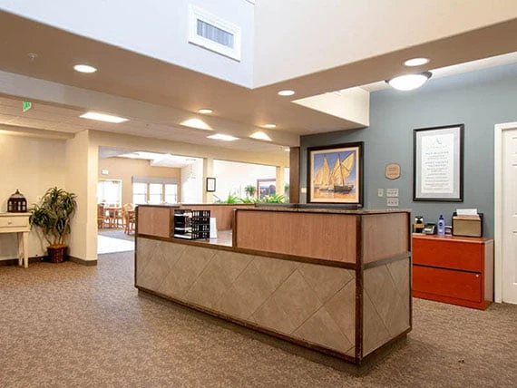Avamere at Port Townsend Senior Living in Washington front desk